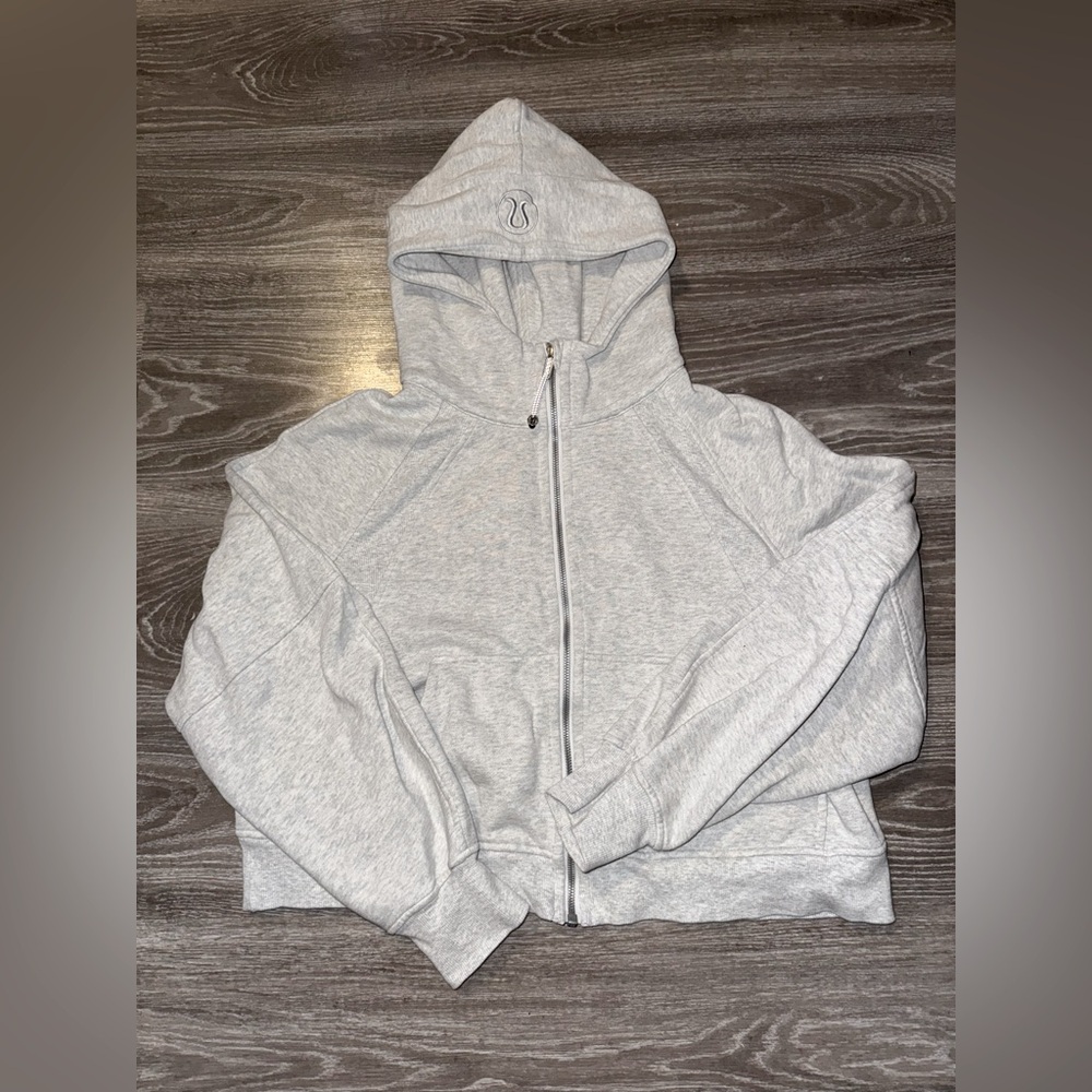Lululemon Gray Zip-Up Hoodie